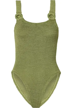 Hunza G Donna, Costumi da bagno, Verde, Taglia unica, new