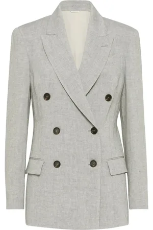 Brunello Cucinelli Donna, Giacche, Grigio, M, new