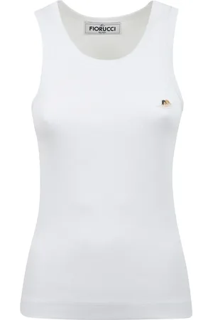 Fiorucci Donna, Top, Bianco, L, new