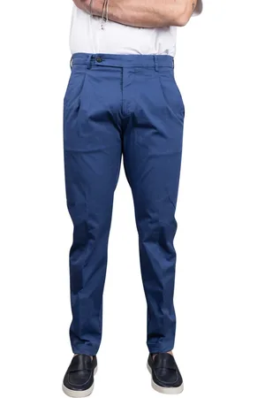 Berwich Uomo, Pantaloni, Blu, L, new