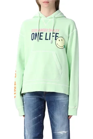 Dsquared2 Donna, Felpe, Verde, M, new