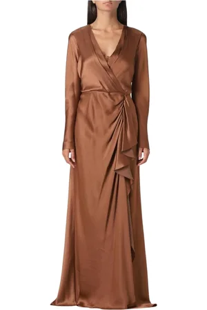 Alberta Ferretti Donna, Abiti, Marrone, M, new