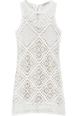 Twin-Set Donna, Abiti, Bianco, S, new