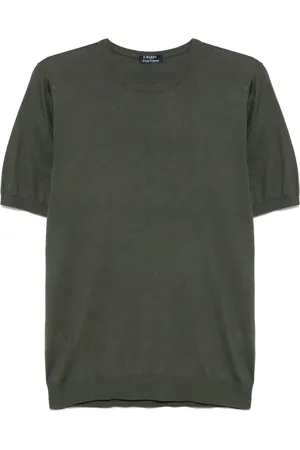 BARBA Uomo, Top, Verde, XL, new