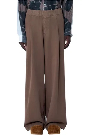 DRIES VAN NOTEN Uomo, Pantaloni, Marrone, M, new