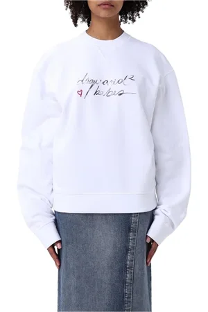 Dsquared2 Donna, Felpe, Bianco, M, new