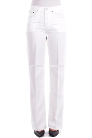 Dondup Donna, Pantaloni, Bianco, W26, new