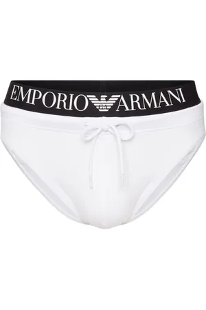Emporio Armani Uomo, Costumi da bagno, Bianco, L, new