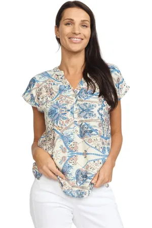 2-Biz Donna, Camicette , Multicolore, S, new