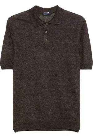 BARBA Uomo, Top, Marrone, L, new