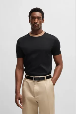 HUGO BOSS Uomo, Top, Nero, S, new
