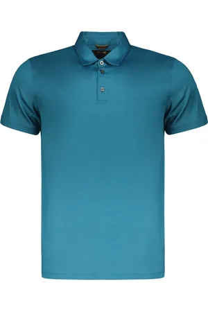 MOORER Uomo, Top, Blu, 3Xl, new