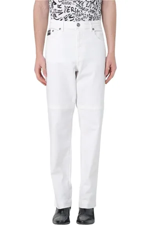 VERSACE Uomo, Jeans, Bianco, W33, new