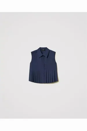Twin-Set Donna, Top, Blu, XS, new