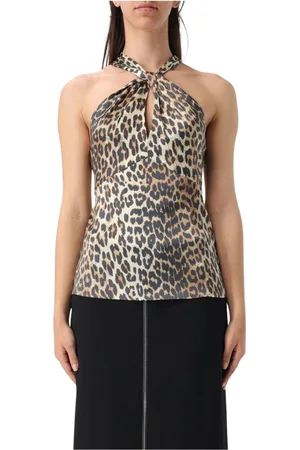 Ganni Donna, Top, Marrone, S, new