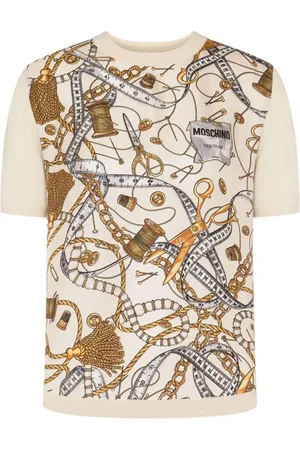Moschino Donna, Top, Multicolore, S, new