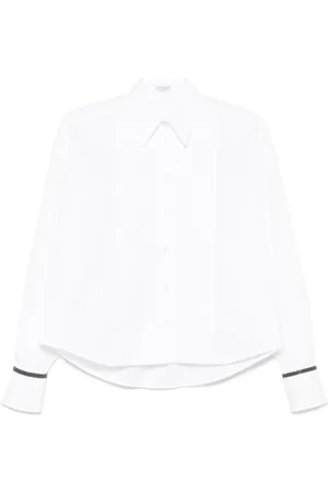 Brunello Cucinelli Donna, Camicette , Bianco, M, new