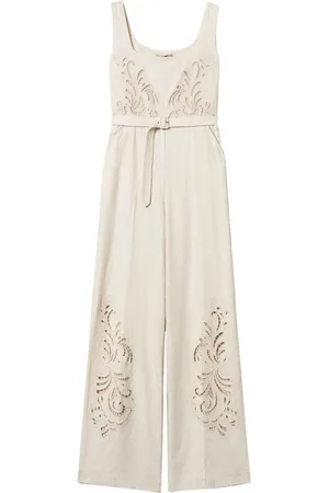 Twin-Set Donna, Jumpsuits, Bianco, S, new