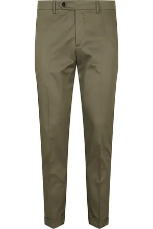 Berwich Uomo, Pantaloni, Verde, S, new