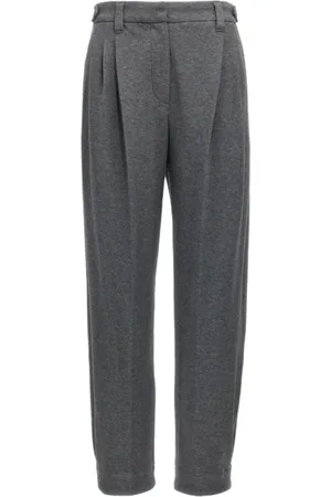 Brunello Cucinelli Donna, Pantaloni, Grigio, M, new