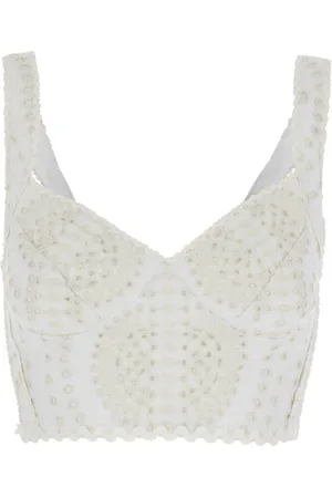 CHARO RUIZ IBIZA Donna, Top, Bianco, M, new