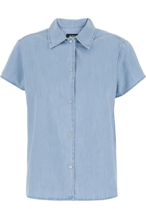 A.P.C. Donna, Camicette , Blu, S, new