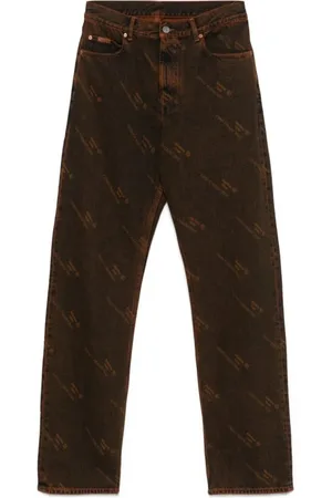 MARTINE ROSE Uomo, Jeans, Marrone, L, new