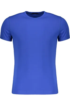 MOORER Uomo, Top, Blu, XL, new