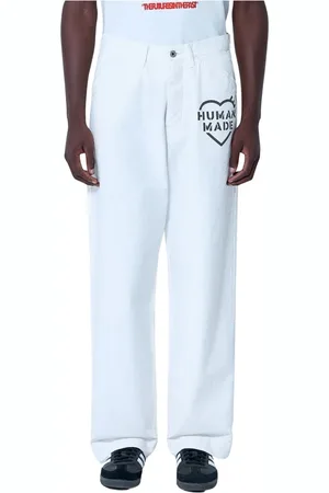 HUMAN MADE Uomo, Pantaloni, Bianco, M, new