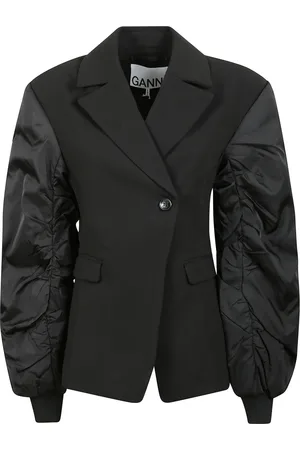 Ganni Donna, Giacche, Nero, S, new