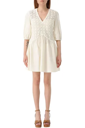Twin-Set Donna, Abiti, Bianco, M, new