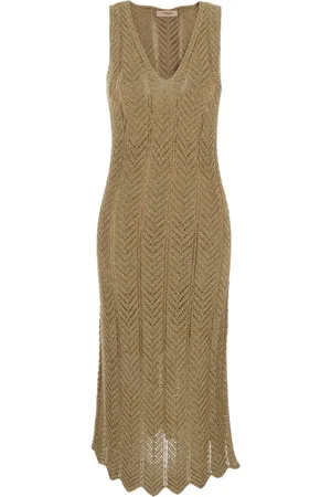 Twin-Set Donna, Abiti, Verde, M, new