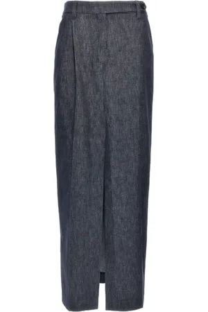 Brunello Cucinelli Donna, Gonne, Blu, XS, new