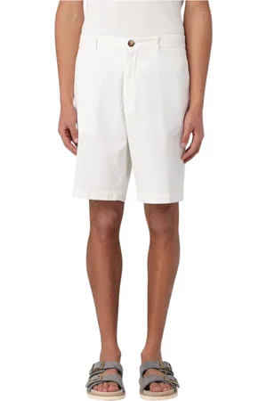 Brunello Cucinelli Uomo, Pantaloncini, Bianco, S, new