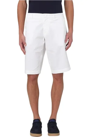 FAY Uomo, Pantaloncini, Bianco, W38, new