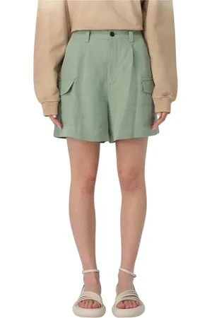 Woolrich Donna, Pantaloncini, Verde, W27, new