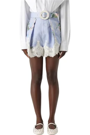 ZIMMERMANN Donna, Pantaloncini, Blu, M, new