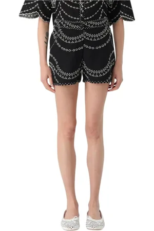 CHARO RUIZ IBIZA Donna, Pantaloncini, Nero, S, new