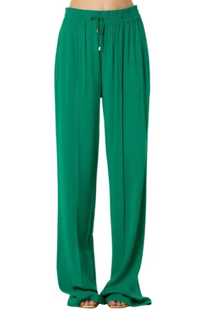 SIMONA CORSELLINI Donna, Pantaloni, Verde, XL, new