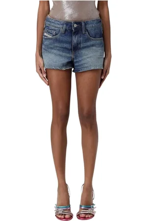 Diesel Donna, Pantaloncini, Blu, W27, new