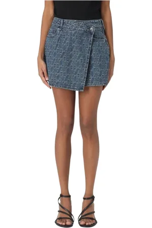 Armani Exchange Donna, Pantaloncini, Blu, M, new