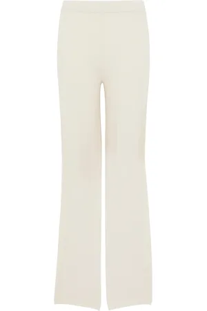 KANGRA CASHMERE Donna, Pantaloni, Bianco, S, new