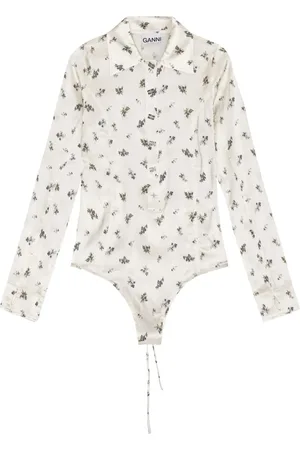 Ganni Donna, Top, Bianco, XS, new