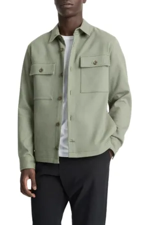 Vince Uomo, Giacche, Verde, S, new