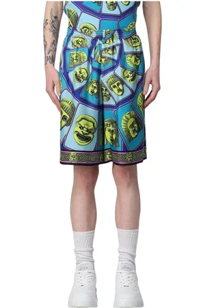 VERSACE Uomo, Pantaloncini, Multicolore, M, new