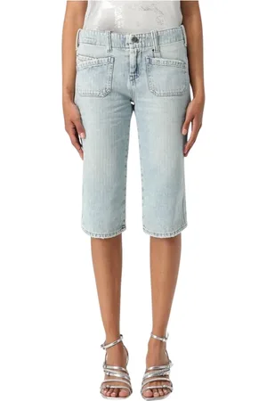 Diesel Donna, Pantaloncini, Blu, W27, new