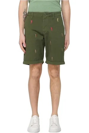 sun68 Uomo, Pantaloncini, Verde, W34, new