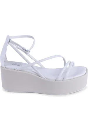 Calvin Klein Donna, Scarpe, Bianco, 37 EU, new