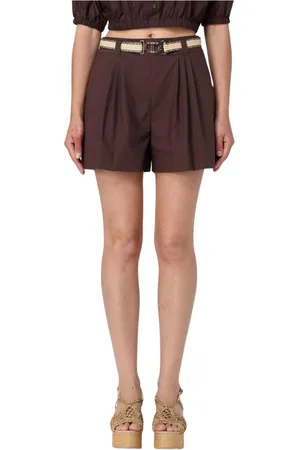 Twin-Set Donna, Pantaloncini, Marrone, L, new
