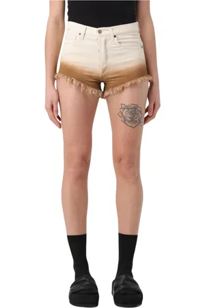 Alanui Donna, Pantaloncini, Bianco, W27, new
